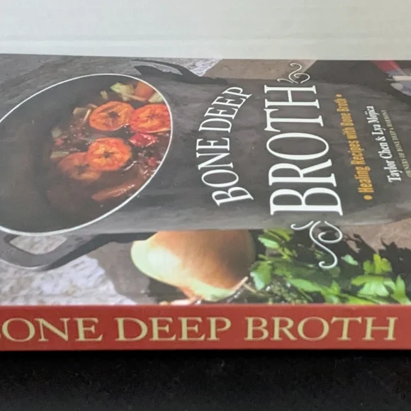 Cookbook: Bone Deep Broth: Healing Recipes by Lya Mojica & Taylor Chen Like New - Picture 3 of 4